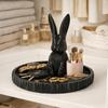 Animal Shaped Jewelry Storage Tray 3D Printed Bunny Ornament Necklace Display Tray  Home Desktop