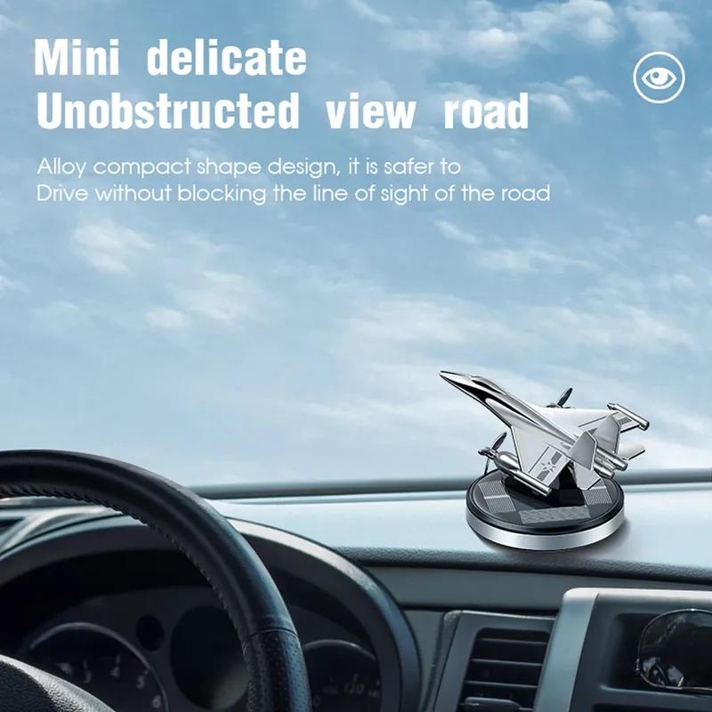Solar Car Air Freshener Fighter Propeller Flavoring Fragrance Decoration Car Interior Accessories Perfume Diffuser Men And Women