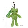 Украшение для школьного рюкзака Креативный брелок для ключей в виде лягушки Кошелек для монет Брелок для рюкзака Плюшевая игрушка Ключная пряжка
