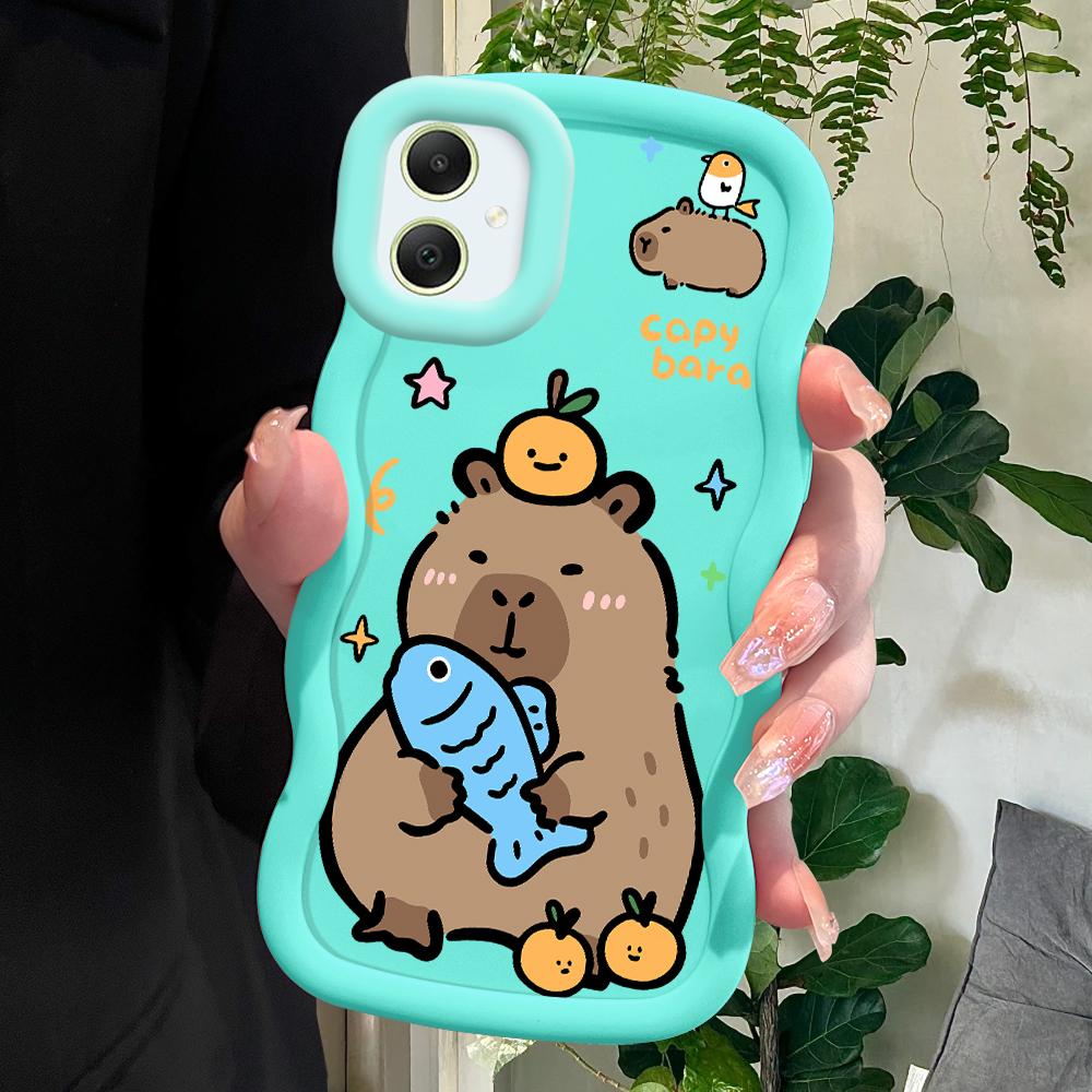 Милый мультяшный дельфин мягкий чехол для телефона Samsung Galaxy A52 A73 A12 S24 Ultra 5G S23 S22 S21 S20 FE Wave Edge противоударный защитный резиновый чехол