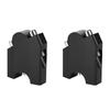 Set of 2 Handlebar Riser Mount Clamps - Aluminum Alloy Replacement for Yamaha XT1200Z Super Tenere 2010-2014 (Black)
