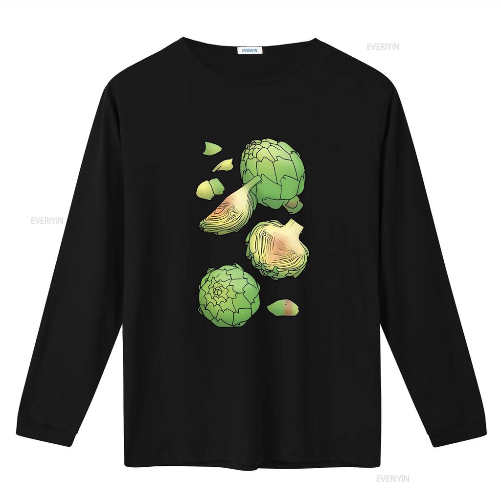 Футболка с артишоком 100% хлопок S XXL TA040671 Винтажная стирка Уличная мода Стильная Дышащая Мягкая Дизайнерская одежда Удобная