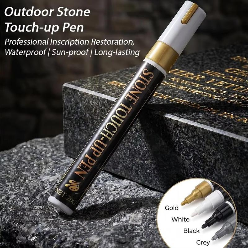 Durable Tombstone Marker Pen Weatherproof Ink for Persistent Gravestone Art