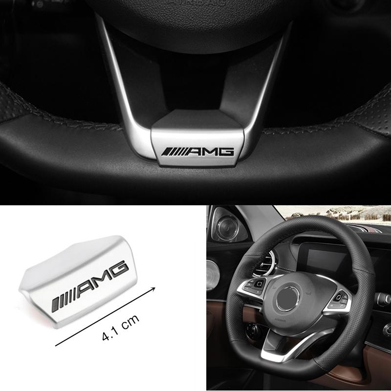 2025 Горячий Логотип Автомобиля Декоративная Накладка на Руль Металлические Наклейки Для Mercedes Benz AMG W204 W205 W203 W211 W212 W213 W201 W210 W