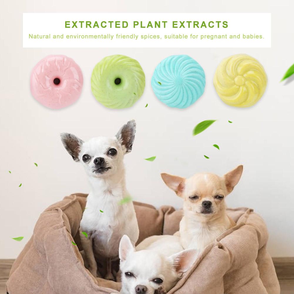 4 Pcs Pet Deodorant Aromatherapy Solid Air Freshener Odor Eliminator for Kennel Pet Litters4 Pcs /