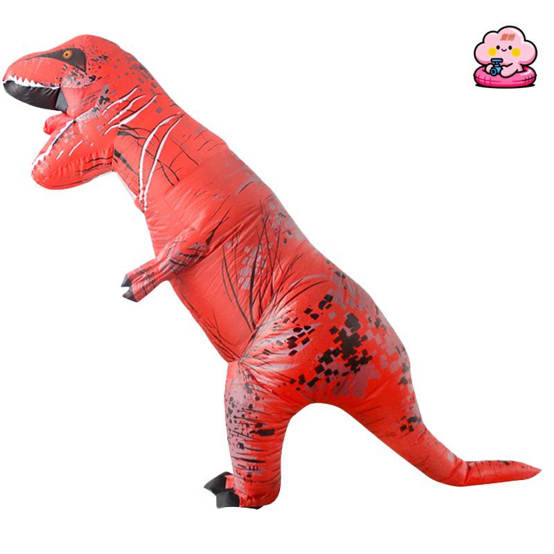 Надувной костюм Тираннозавра Рекса на Хэллоуин для вечеринок родитель-ребенок