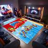 1pc Superthings2 Print Area Rug - Soft, Washable Non-Slip Indoor Mat for Office Chairs, Living Room, Home Office Decorative Rug