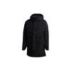 Outdoor Waterproof Warm Mid-Length Hooded Cotton Jacket Men Jacket Black FT2432