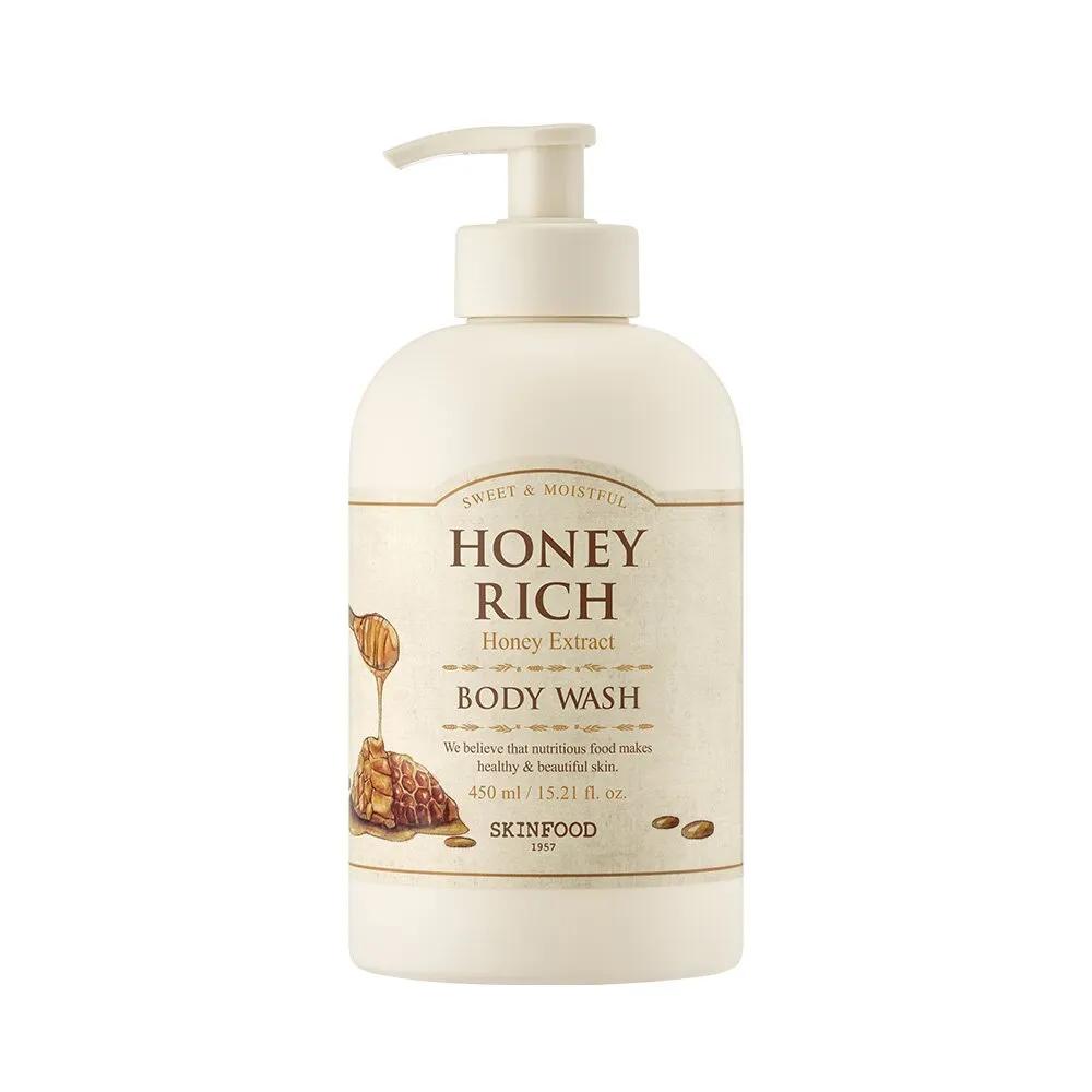 [НОВИНКА] SKINFOOD Honey Rich Гель для душа/лосьон для тела, 450 мл
