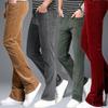 Men's Spring & Autumn Flared Corduroy Pants – Korean Style, Stretch Slim Fit