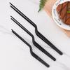 Stainless Steel Food Tweezer Black Grill Clip Multipurpose Barbecue Tongs  Bread