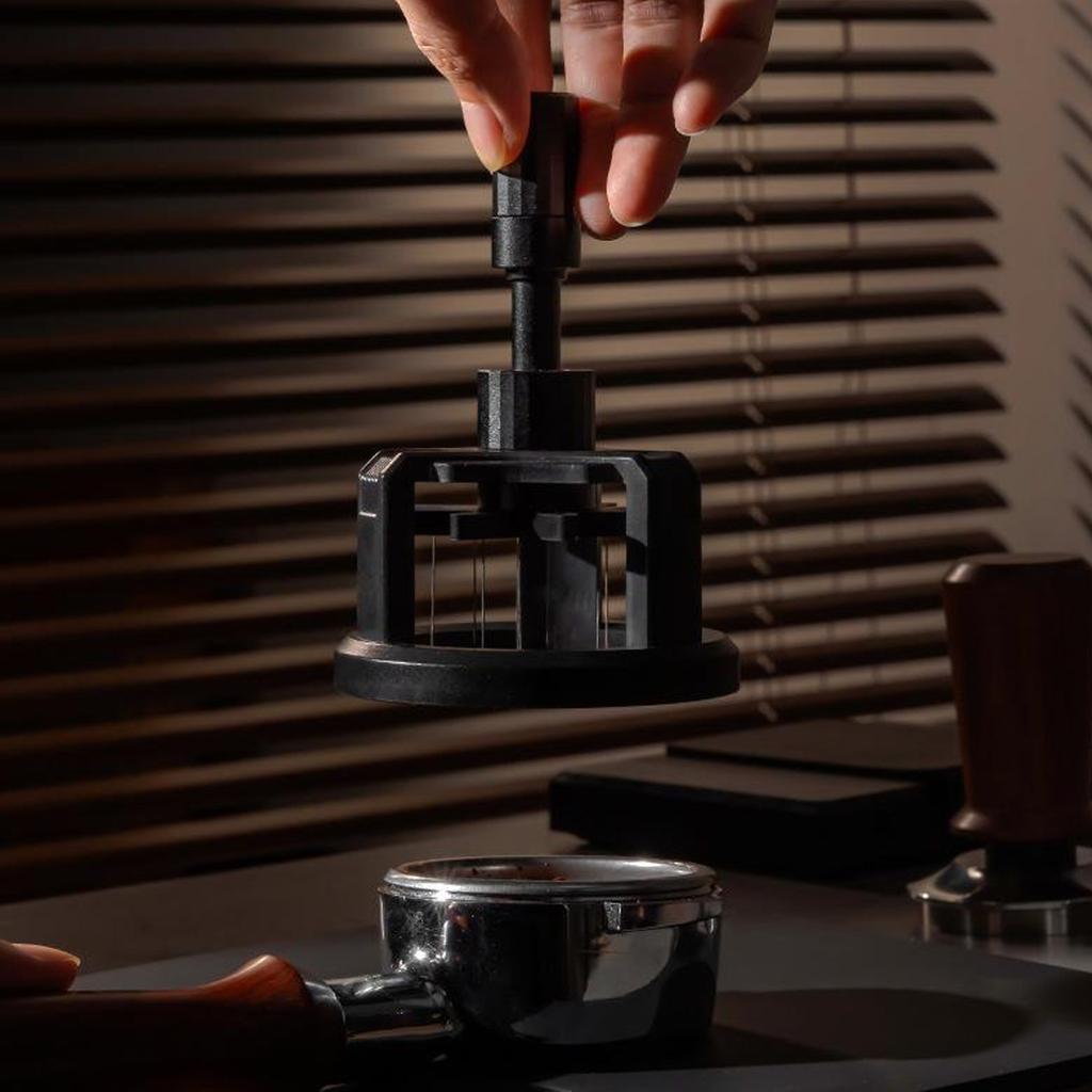 Игла-темпер для кофе с магнитной основой, вращающаяся игла для распределителя порошка, профессиональный перемешиватель порошка для эспрессо