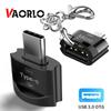VAORLO OTG USB 3.0 To Type C Adapter Micro USB Type-C Male To USB Female Converter For Macbook Samsung Xiaomi USB-C OTG Connector
