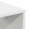 White Desk with Shelf 102 x 50 x 124 cm Engineered Wood