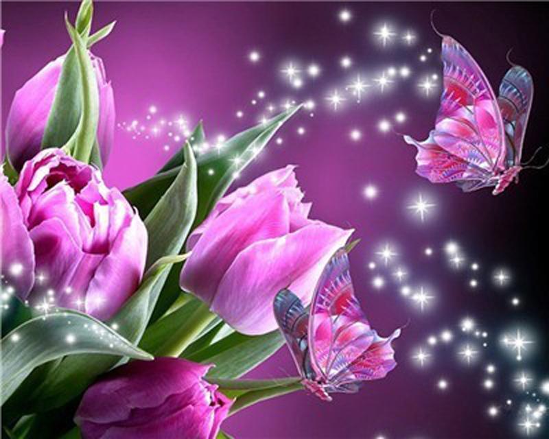 5d Diamond Diamond Flowers Mosaic Painting Full Drill Cross Stitch Daimond Painting Full Drill