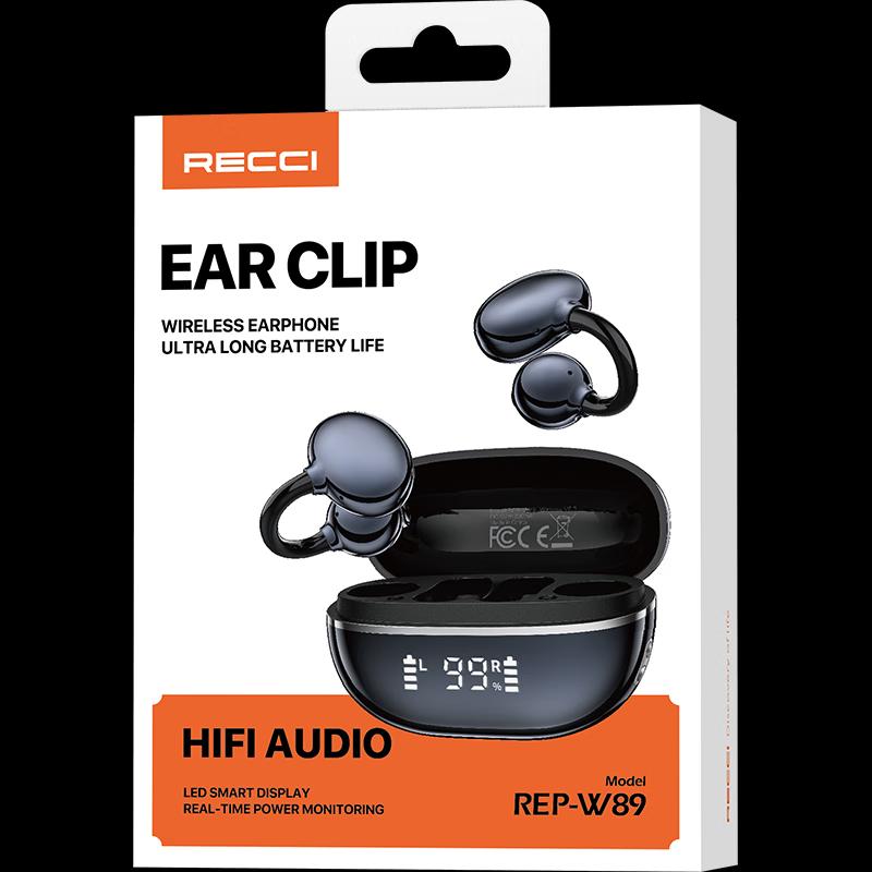 Recci REP-W89 Clip-on Bluetooth Earbuds