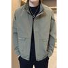 Factory Direct Sales Original Quality Men'S Versatile Casual Jacket Thin Simple Stand-Up Collar Jacket Trendy Brand Contrasting Color Korean Version