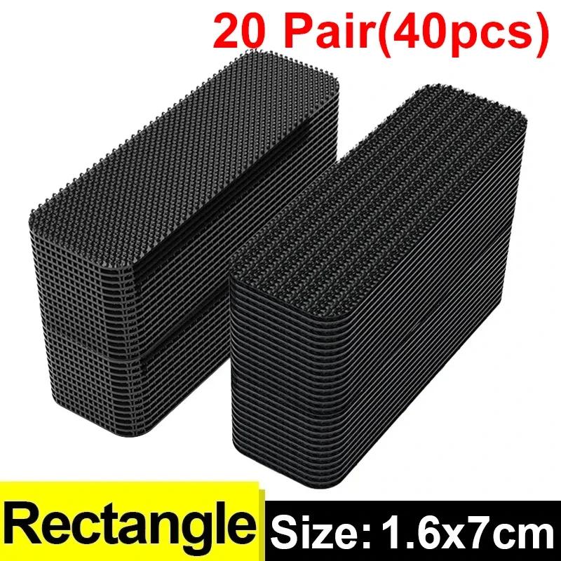 Лента Нескользящая липучка Диван Самоклеящиеся наклейки для фиксации ковров Автомобильные крепежи Аксессуары Двусторонние автомобильные коврики Одежда