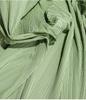 Crisp Pleated Fabric Smooth By The Meter for Handmade Wall Painting DIY Wedding Decoration Sewing Designer Cloth Green Blue