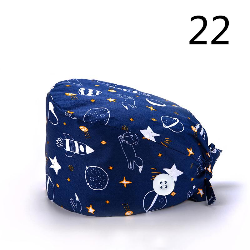 38 стилей, пылезащитная шляпа, повседневная унисекс, модная шляпа с принтом, рабочая шляпа на пуговицах, шляпа для операционной