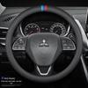 Чехол на руль из натуральной кожи: Ультратонкая посадка для Mitsubishi Outlander, Pajero Sport, ASX