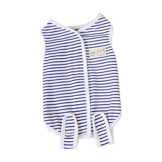 Костюм для стерилизации домашних животных, красочный полосатый хирургический костюм для стерилизации кошек, застежка-лента, костюм для восстановления собак, товары для домашних животных