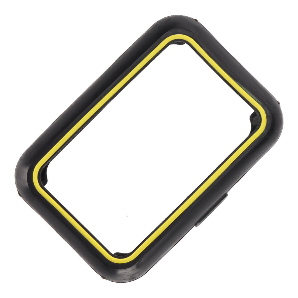 TPU Full Screen Protector Shell Bumper Case Soft Protective Cover for Huawei Watch FITBlack Yellow