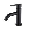 Basin Sink Bathroom Faucet Deck Mounted Hot Cold Water Basin Mixer Taps Matte Black Silver Sink Tap Crane Stainless Steel Faucet