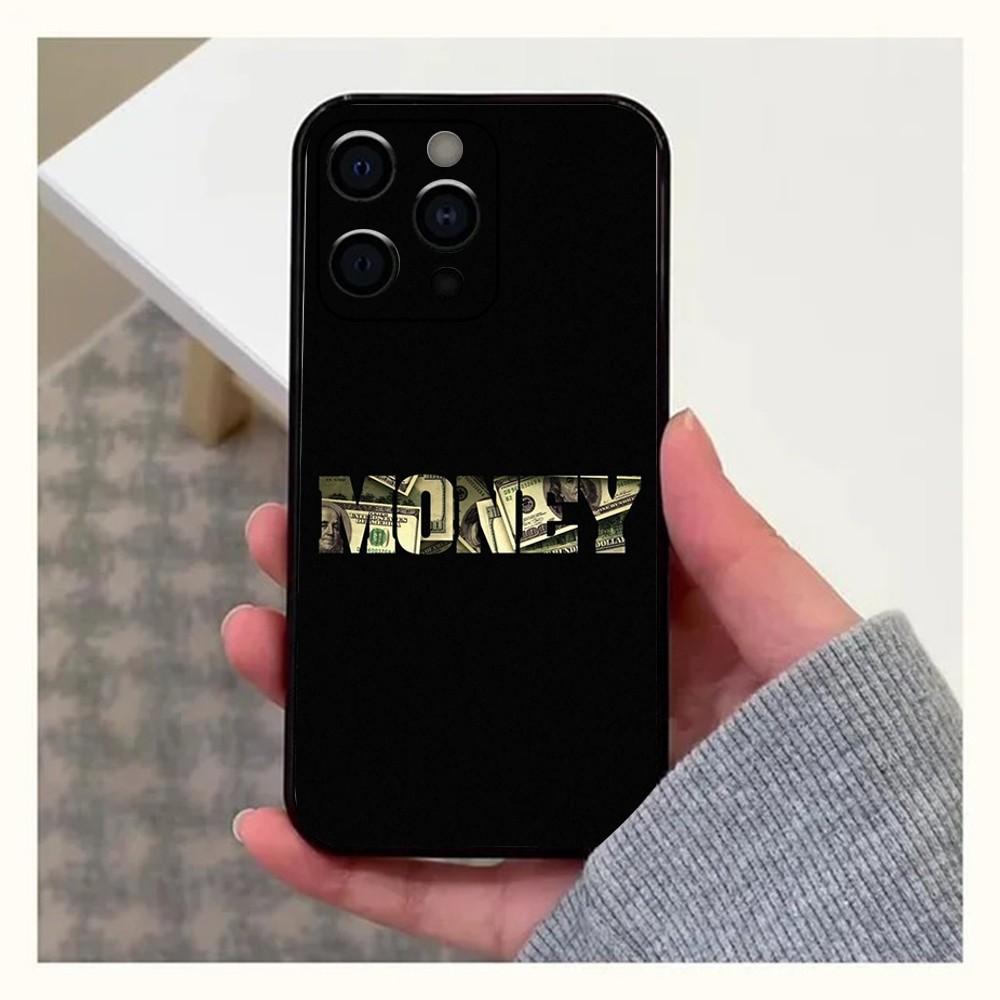 Чехол для телефона с дизайном 'Деньги Золото Наличные Искусство' для Apple iPhone 15,14,13,12,11,Pro,X,XS,Max,XR,Plus,Mini Мягкий Черный Чехол