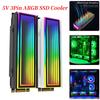 5V 3Pin ARGB AURA Sync NVME M2 2280 Solid State Drive Radiator M.2 SSD Hard Disk Heatsink Cooler Aluminum Heat Sink Cooling Vest