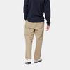 Carhartt WIP Однотонные брюки прямого кроя с высокой талией Классическая бирка с логотипом Широкие рабочие брюки Мужская одежда I029919-G1-GD