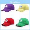 Хлопковая Бейсболка с Вышивкой Super Mario Для Защиты от Солнца и Стиля Один Размер Подходит Всем
