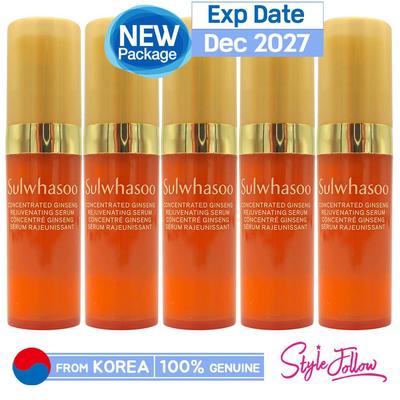 5шт/25мл_Концентрированная омолаживающая сыворотка с женьшенем 5мл (Образец)