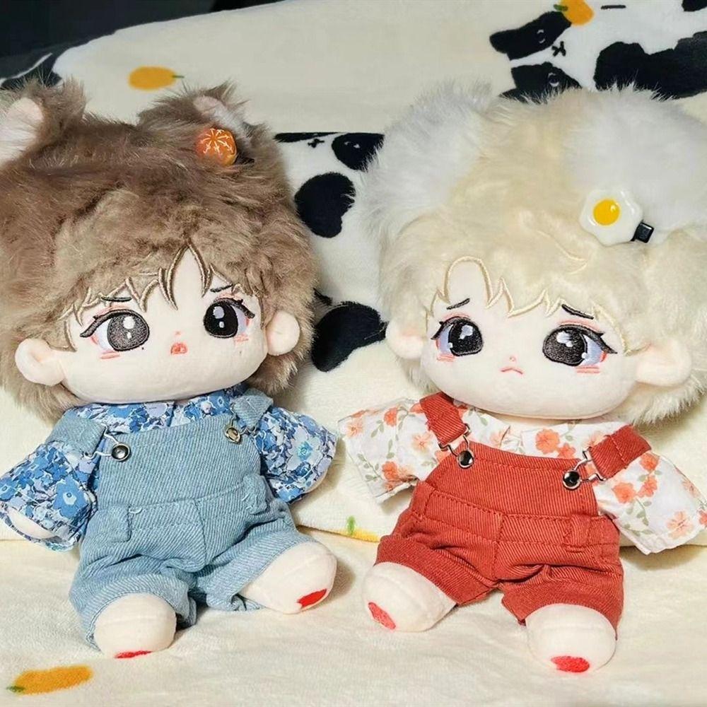 2 Colors Doll Clothes Mini Cotton Stuffed Dolls High Quality Idol Doll Outfit  20cm Cotton Doll