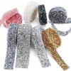 Rhinestone Ribbons Self-Adhesive Trim Gift Decorative Tape Handmade Rhinestone Tape Applicator Ribbon With Rhinestones Appliques