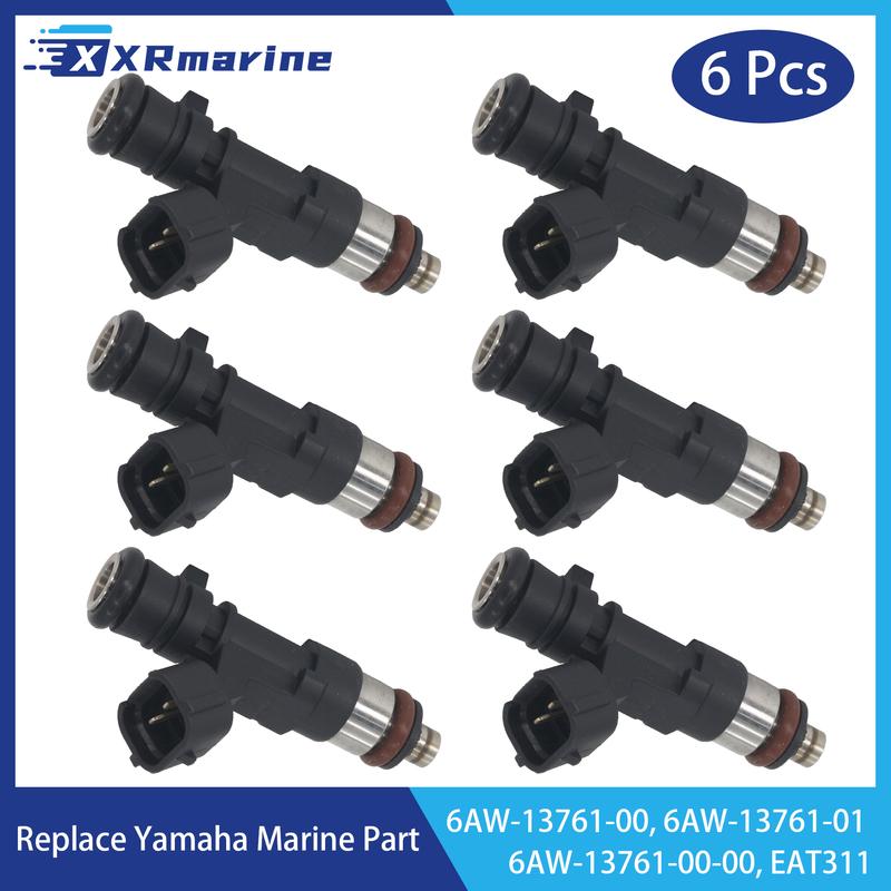 Fuel Injector Nozzle Unit 6AW-13761-00 EAT311 for Yamaha 4-Stroke F LF 200 250 300 350 HP V6 V8 Outboard Engine 6AW-13761-01