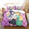 3D Anime Higurashi When They Cry Printed Bed Set Duvet Cover Pillowcase Bedding Set Linen Sheet Quilt Cover Full Queen King Size