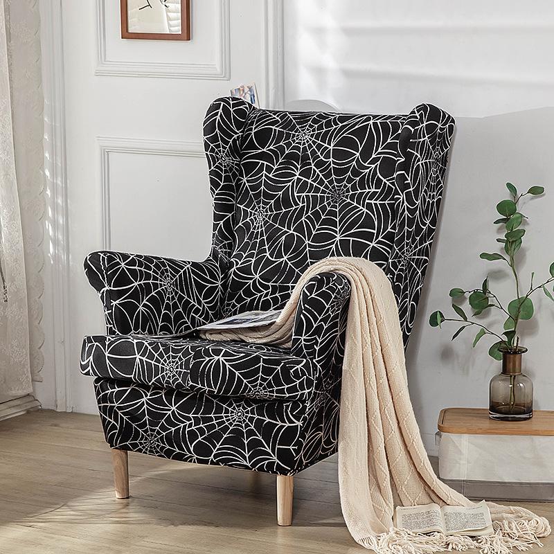 Эластичный цельный чехол на табурет с тигром Американский Scamon Подушка для сиденья Чехол для стула Чехол для дивана Все включено Чехол для кресла с одним крылом