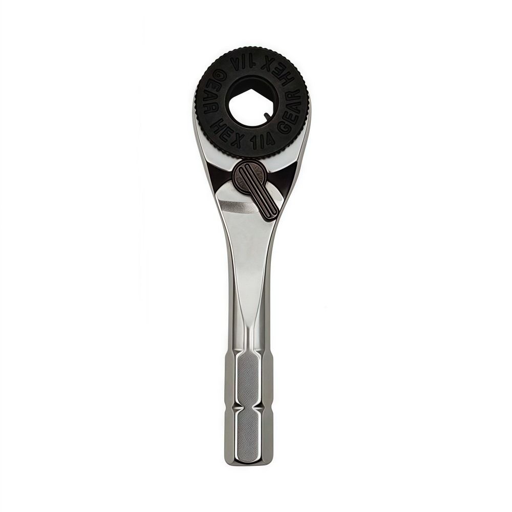 Новый мини-ключ с трещоткой 1/4" 6,35 мм, шестигранный, регулируемый, Toughbuilt, двусторонний отвертка, ручные инструменты