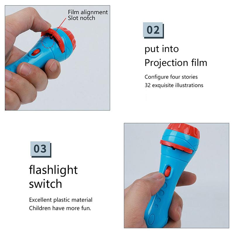 Детский проектор-фонарик с животными, фруктами, динозаврами, мультяшный, для сна, светящийся ночник