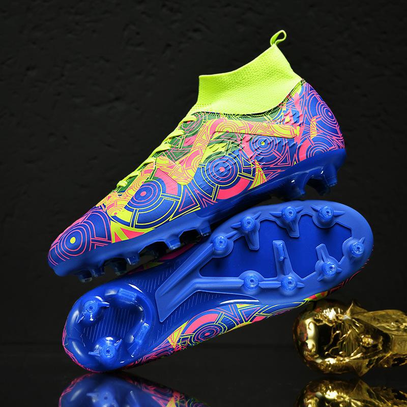 2025 внешняя торговля гвоздь сломанные футбольные бутсы тренировочные новые мужские футбольные бутсы длинные гвозди высокая цена