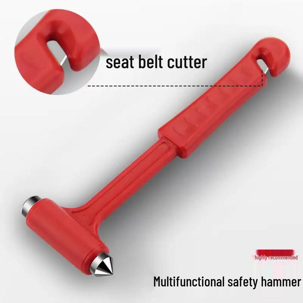 Car Safety Escape Hammer: Multi-Function Window Breaker & Fire Rescue Tool