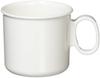 Nagao One-Handed Cup, 220ml, White Plastic, No. 7041W, Set of 20
