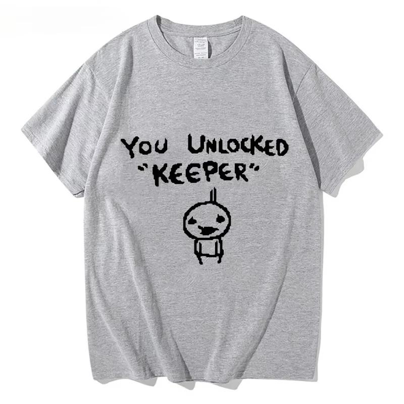 2026 New Hip Hop Print Tshirt Unisex Wounisex You Unlocked Keeper T Shirt Tee Hip Hop Tshirt Tops