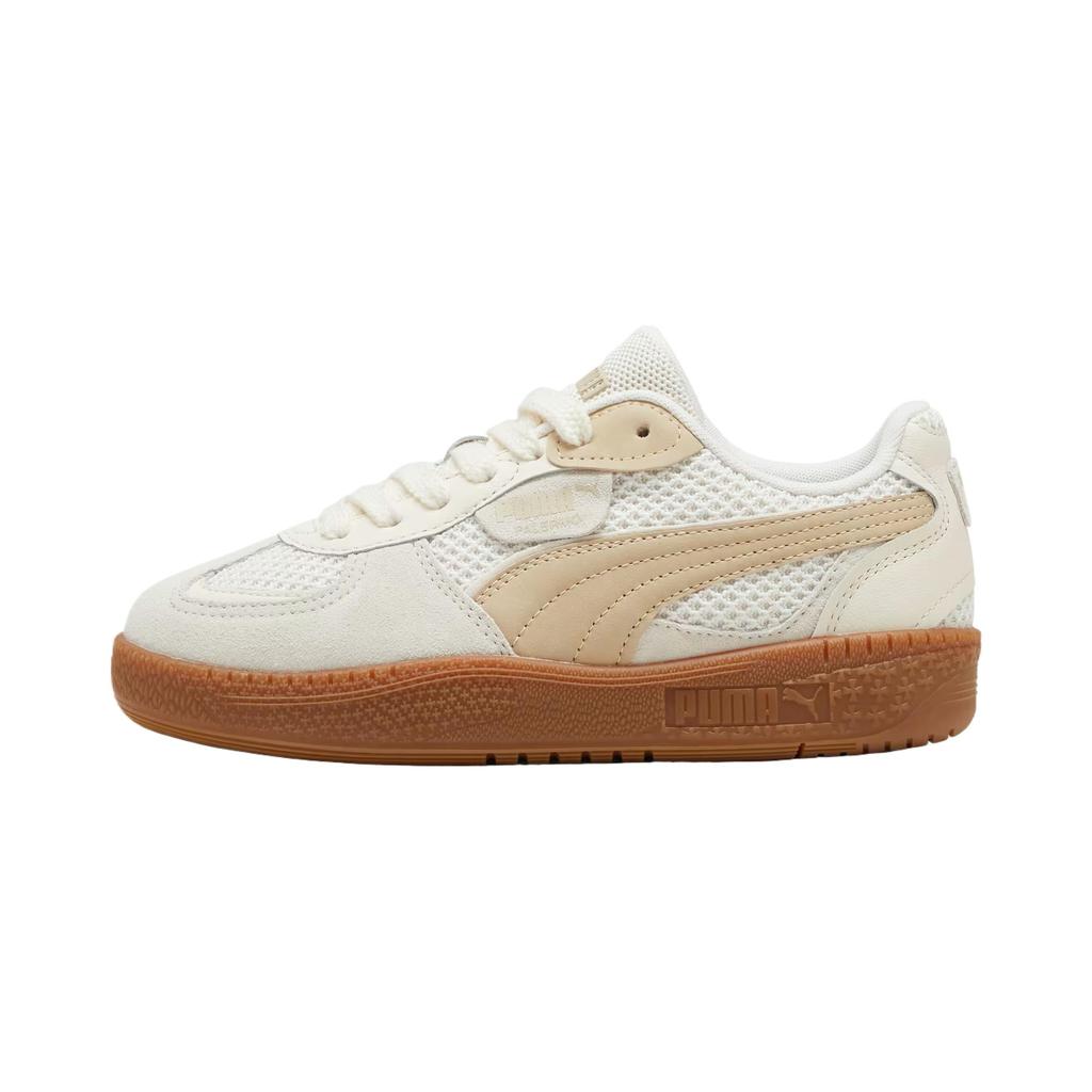 Puma Palermo Moda Surreal Contour Mesh Polyester Comfortable Fashion Lightweight Low-Top Training Shoes Women Sneaker Warm-White 397854-01