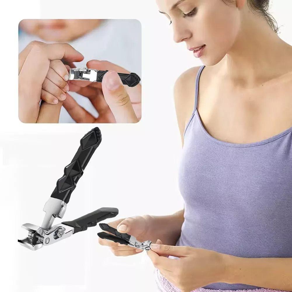 Нескользящие кусачки для вросших ногтей с широким отверстием, инструмент для ногтей, подарки, кусачки для ногтей