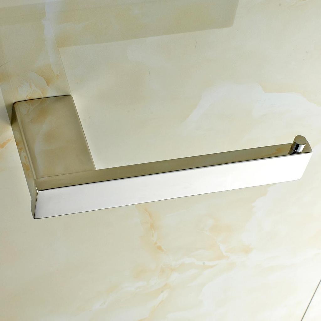 Bathroom Accessory Set High Quality 304# Stainless Steel 4pcs - Tower Bar Hook Toilet Paper Holders Towel Holder