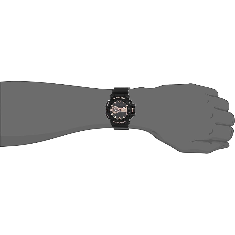 Casio G-Shock GA-400GB-1A4 Black Analog-Digital Watch Water Resistant Shock Resistant