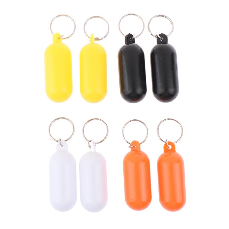 2Pcs Boat Kayak Floating Keyring Buoyant Key Ring Float Keychain Boat Accessory For Boating Fishing Kayaking Rafting Surfing