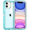 3в1 прочный жесткий чехол Otter Box для iPhone16 Pro Max 15 14 13 11 X XR XSMAX SE 6 7 8Plus прозрачный противоударный защитный чехол с подушкой безопасности